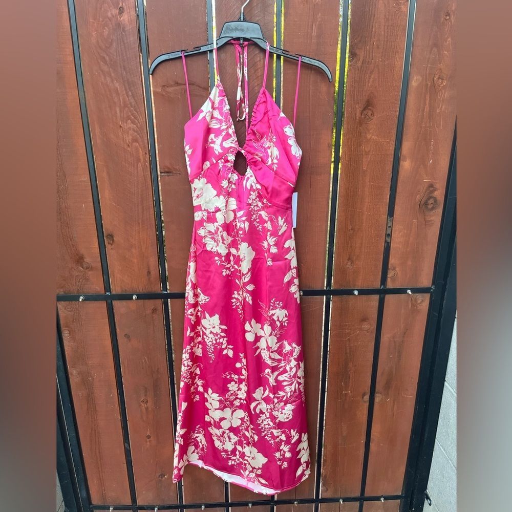 Reformation Antoni Silk Dress - Hothouse size 4 NWT - Picture 3 of 8
